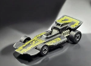 Vintage 1973 Hot Wheels Formula Pack Black P.A.C.K. Race Car Hong Kong 1/64 - Picture 1 of 4