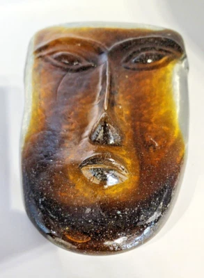 Máscara de cristal vintage Jaramillo Bros. ámbar Skydreamer Foto 1 de 3