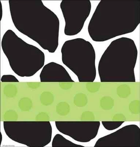 Baby Cow Print Animal Moo La La Baby Shower Party Decoration Plastic Tablecover - Picture 1 of 1