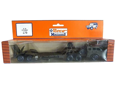 ROCO MINITANKS H0 179 M 26 PANZERTRANSPORTER ARMORED TANK TRANSPORTER US ARMY - Bild 1 von 4