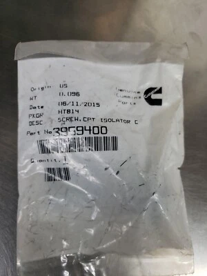 NOS Cummins Captive ISOLATOR CAP 3959400 QTY 1 - Image 1 of 4