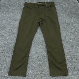 Banana Republic Jeans Mens 36x30 Green Travel Slim Fit Stretch 5-Pocket Pants