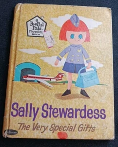 Libro de cuentos Whitman PeePul Pals SALLY STEWARDESS The Very Special Gifts de colección '67 - Imagen 1 de 12