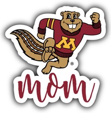 Minnesota Golden Gophers Mom Decal-Die Cut Proud College Mom Sticker Set