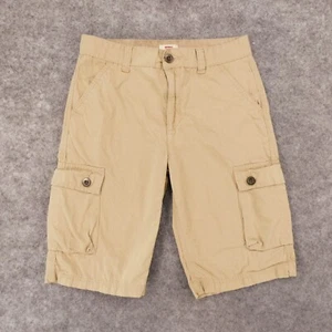 Levi's Shorts Youth Boys 16 Reg Cargo Flat Front Beige Khaki w 12" Inseam Casual - Picture 1 of 13