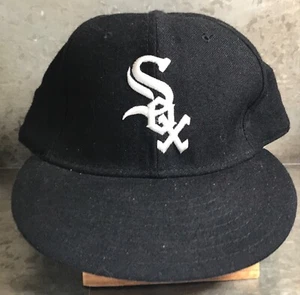 Vtg New Era MLB Chicago White Sox Authentic Diamond Wool Hat Cap Pro Model USA - Picture 1 of 11