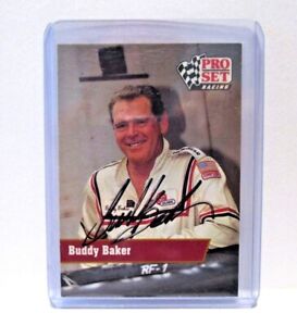 Buddy Baker Signed Autographed 1991 Pro Set Card #111 NASCAR
