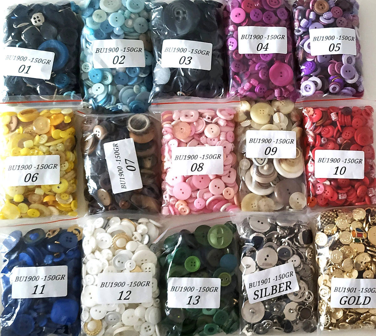 Chenkou Craft Muschelknöpfe 11 Mm – 100 Stück, 2-Loch, Naturfarben Für Nähen & Handwerk