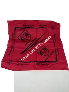 Dodge Ram Bandana Grab Life by the Horns USA NASCAR Race 2003 Face Cover 21" - Picture 1 of 3
