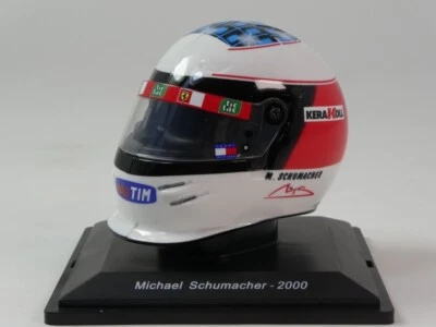 Spark Helmet Michael Schumacher F1 Ferrari World Champion 2000 1/5 SPARKED139 - Immagine 1 di 2