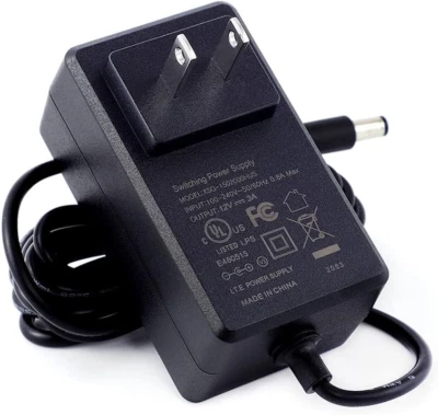 [UL Listed]  12V 3A Power Supply Charger (Input AC 100V-240V, Output DC 12 Volt  - Image 1 of 4