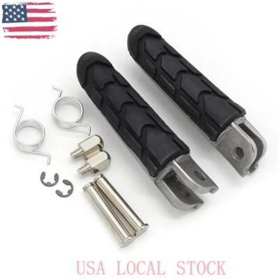 For Honda Front Footrest Pedals Foot Pegs CBR600F4i 2001-2006 CBR600F4 1999-2000 Foto 1 de 4
