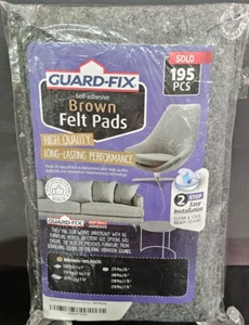 Felt pads, self adhesive, guard-fix 195 pcs Brand New In Package - Picture 1 of 3
