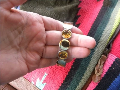 Brazalete de diseño JOHN HARDY de oro amarillo de 18 quilates con punto citrino Kick Cuff de ley Foto 1 de 4