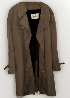 Gabardina CLIPPER MIST London Town De Colección Para Hombre Caqui Repelente a la Intemperie Talla 42 L Foto 1 de 4