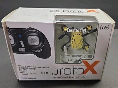 Estes Hobbico, Proto X Drone Nano -Sized Ready to Fly Quadcopter Yellow Nib - Image 1 of 4