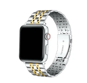 posh tech Stella pasek ze stali nierdzewnej do Apple Watch srebrny / złoty - Zdjęcie 1 z 3