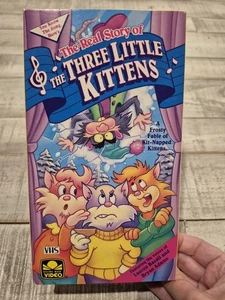 La verdadera historia de los tres gatitos (VHS, 1990) - Imagen 1 de 6