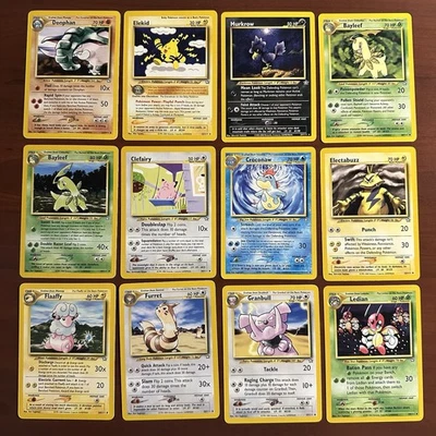 Pokemon Neo Genesis Near Complete Master Set 64/111 Non Holo NM-LP - Image 1 of 4