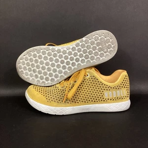 No Bull Men 5.5/Women 7 Shoes Yellow Suede Circles Mesh Low Gym/Training/Workout - Picture 1 of 9