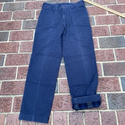 Bills Khakis Pants Mens 31x30 Blue Classic Fit M2 Flat Front Twill Made in USA - Image 1 of 4