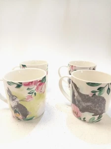 Cath Kidston Woodland Animal Floral Mugs Set Of 4 Decorative Collectable - Picture 1 of 7