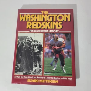 The Washington Redskins Illustrated History Hardcover Book 1990 VGUC - Picture 1 of 9