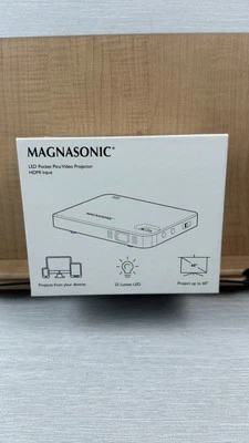 Magnasonic PP60 Rechargeable Built-in Speaker LED Pocket Pico Video Projector - Image 1 of 4