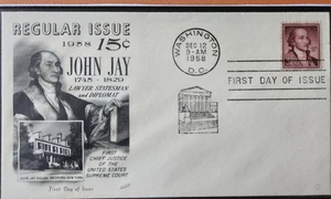 UNITED STATES Scott 1046 Unaddressed First Day Cover, Fleetwood Cachet - Picture 1 of 1