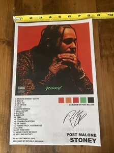 Post Malone Leinwand Papier Wandbild Album Cover für Musikliebhaber 8” x 12” - Bild 1 von 1