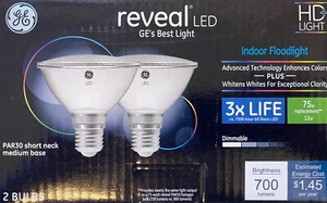 GE Reveal HD+ 75-Watt PAR30 Short Neck Indoor LED Flood Light w/Medium Base - Picture 1 of 1