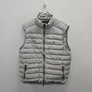 Ralph Lauren Polo Golf Puffer Gilet Down Water Repellent Bodywarmer Vest Large - Picture 1 of 10
