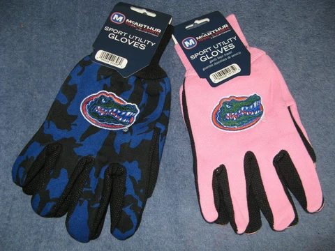 TWO  PAIR OF FLORIDA GATORS, SPORT UTILITY GLOVES FROM FOREVER COLLECTABLE Cover