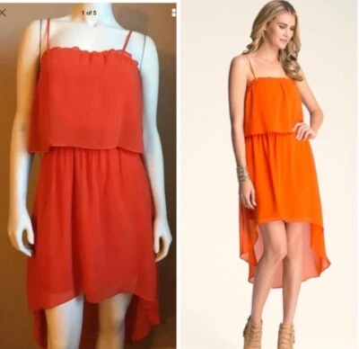 Vestido Bebe Cuello Cuadrado Alto Bajo Tejido Nuevo con Etiquetas Talla M $129 Minorista Foto 1 de 4