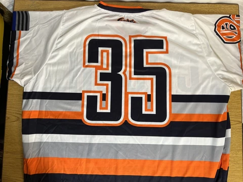RARE-#35 Crush Baseball Pullover Jersey 2XL-Houston Astros Colors-Verlander’s # Cover