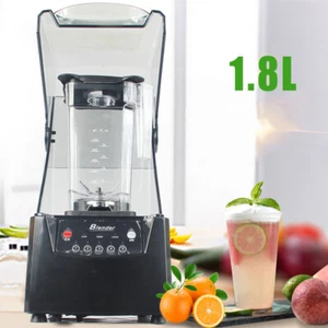 Batidora de frutas comercial con cubierta insonorizada 1,8 L 2600 W - Imagen 1 de 12