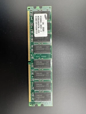 Samsung 512MB DDR PC3200 Desktop M368L6423FTN RAM Memory - Image 1 of 2