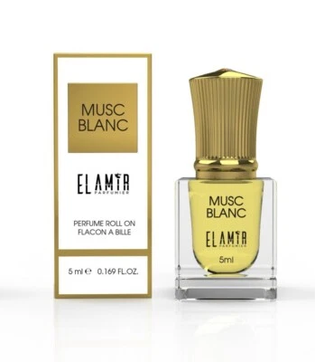 El Amir MUSC BLANC Parfümöl 5 ml – Alkoholfrei, Unisex, Langanhaltend, Roll-On