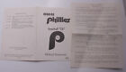 Reading Phillies 1975 Scorecard Little Philler's 8/21/75 Danny Petro - Used A16