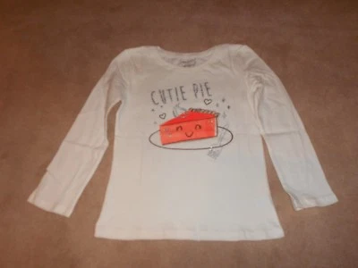 NEW, Girls Jumping Beans® Long-Sleeved CUTIE PIE Tee, SIZE 4 - Image 1 of 2