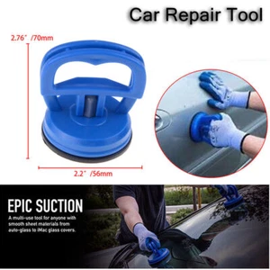 Blue Car Suction Cup Dent Puller Bodywork Panel Remover Repair Tool Rubber Kit ， - Picture 1 of 6
