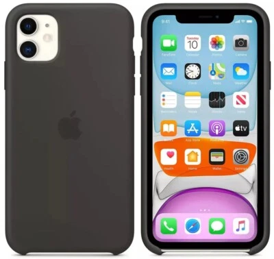 Apple iPhone 11 Premium Silicon Snap On Genuine Back Case Cover by Apple - Image 1 of 2
