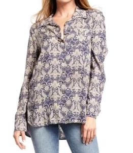 Aratta Silent Morning Womens Button Shirt Revamped Sz Medium - Picture 1 of 14