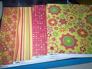 Kaiser Craft 12x12 Designer Paper Pack Double Sided PLAYTIME 4 designs - Picture 1 of 9
