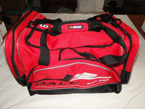 NASCAR Dale Earnhardt Jr. - Dale Jr Sports Bag with Wallet & Visor CD Holder NEW Cover