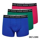 Mens Boxers 3 Pack Only & Sons Cotton Underwear Briefs Boxer Shorts Multipack