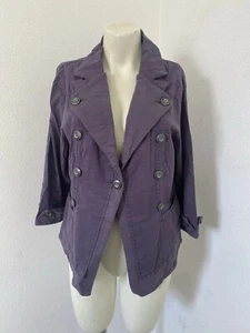 Soccx Jacket Ladies Purple Size 40 Uk 12 AA25 - Picture 1 of 5