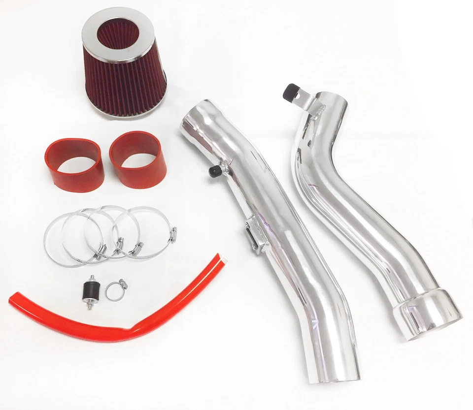 Kit de admisión de aire frío rojo para Nissan Máxima 2004-2008 3,5 L V6 + filtro Foto 1 de 1