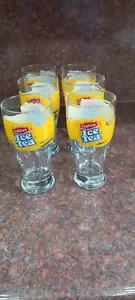 6 x  Liptons Ice Tea   PROMOTIONAL 500 ml GLASSES  - Picture 1 of 5