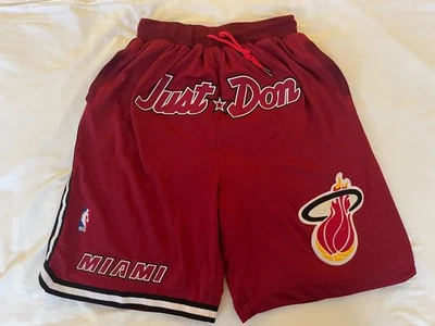 Pantalones cortos Just Don Miami Heat Foto 1 de 4